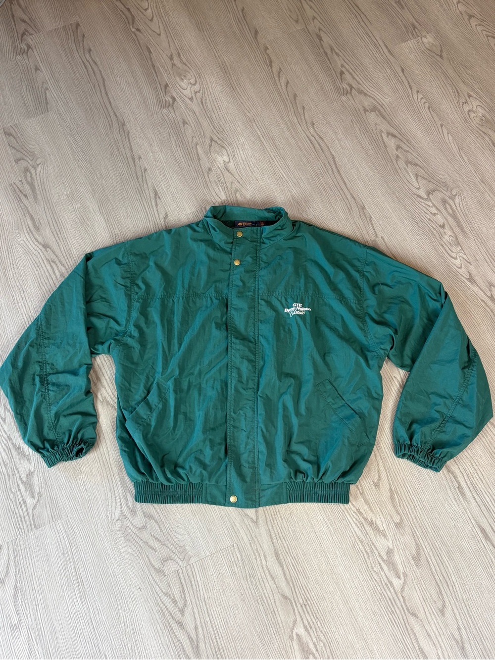 Vintage Byron Nelson Classic Golf Antigua Green Windbreaker Jacket